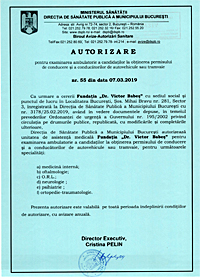 Authorization ambulatory examination driving licenses candidates motor vehicles trams drivers